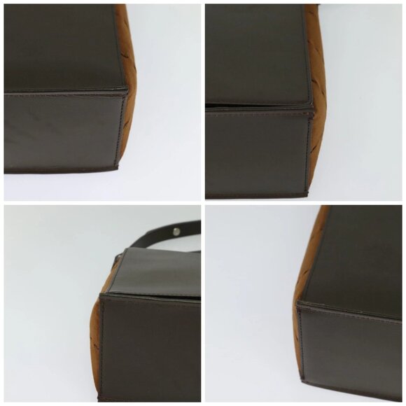 BURBERRY Shoulder Bag Leather Brown Silver Auth BA2042 - Picture 15 of 16